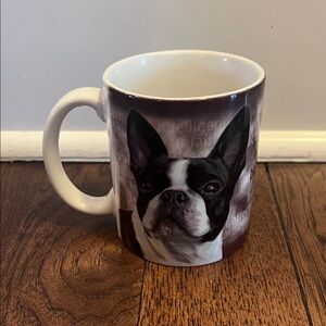 Boston Terrier Dog Lover's Black and White Mug